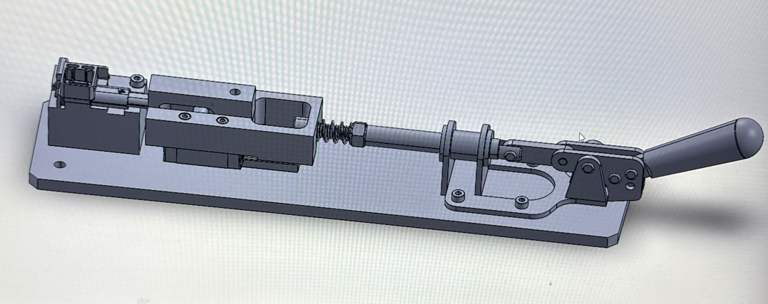 Figure 2: TESLA RSU Final Test Fixture CAD Assembly