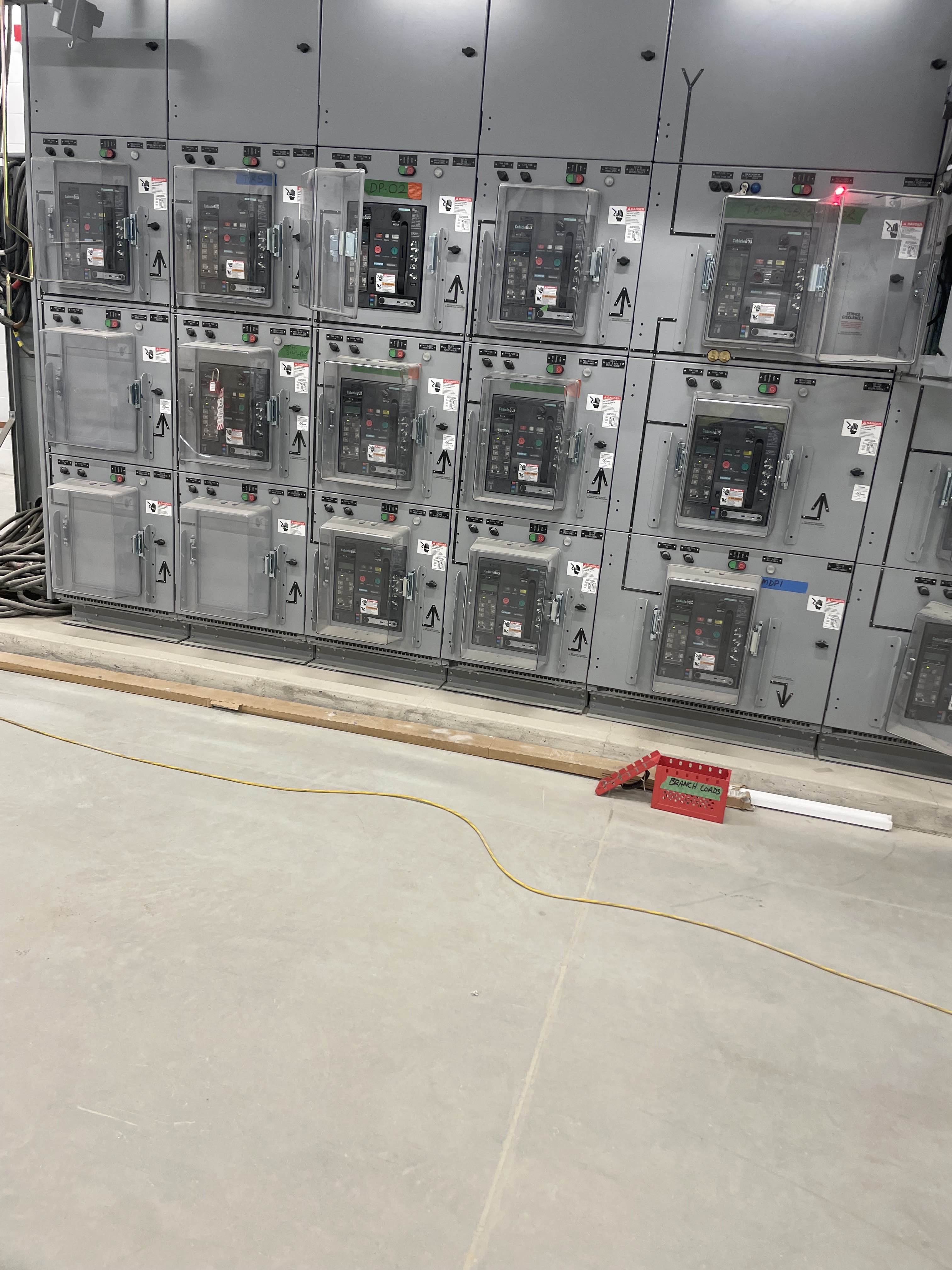 Figure 3: One of the main high voltage switchboards on the parallel power system at Mount Dennis station