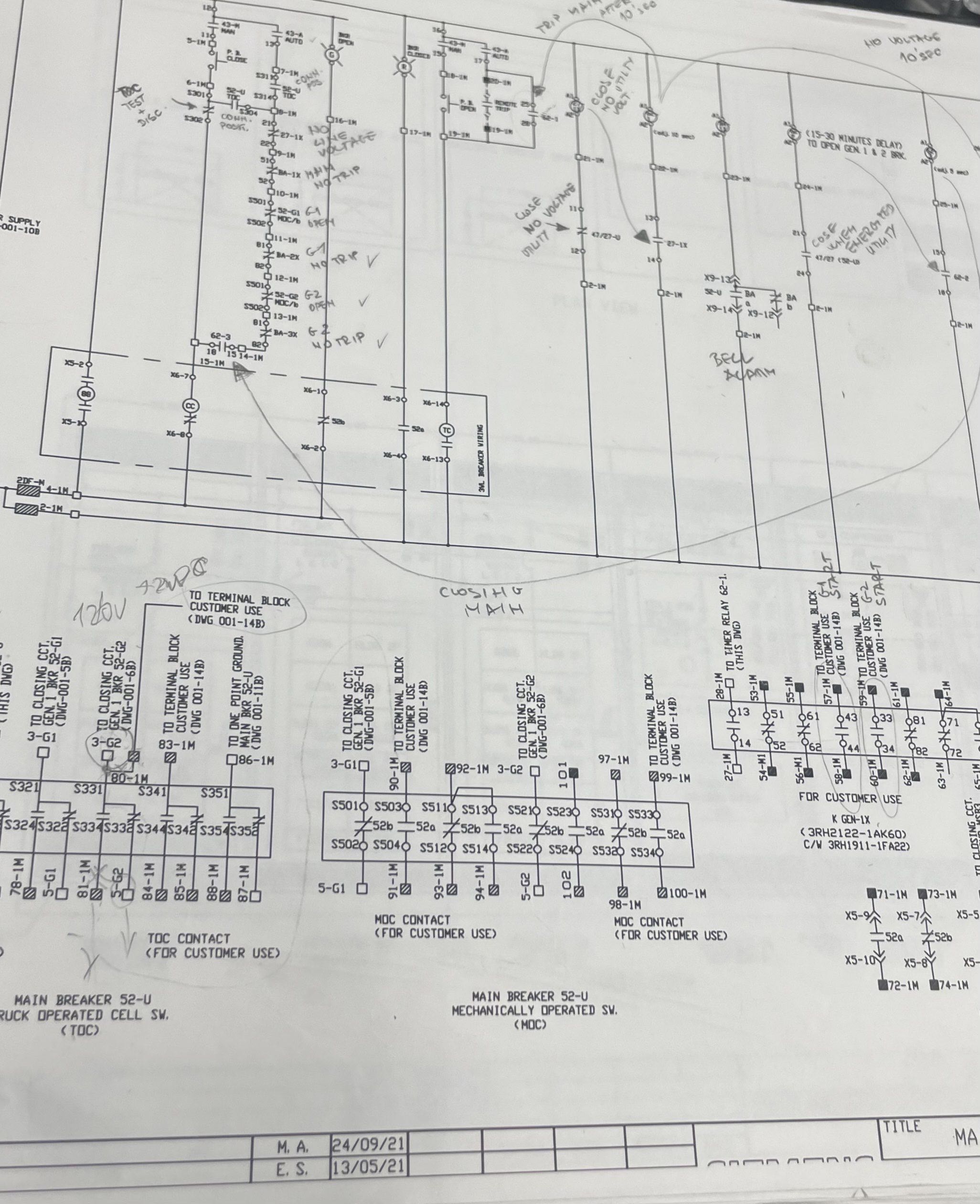 Figure 2: Paralllel Power drawings used for validaiton testing